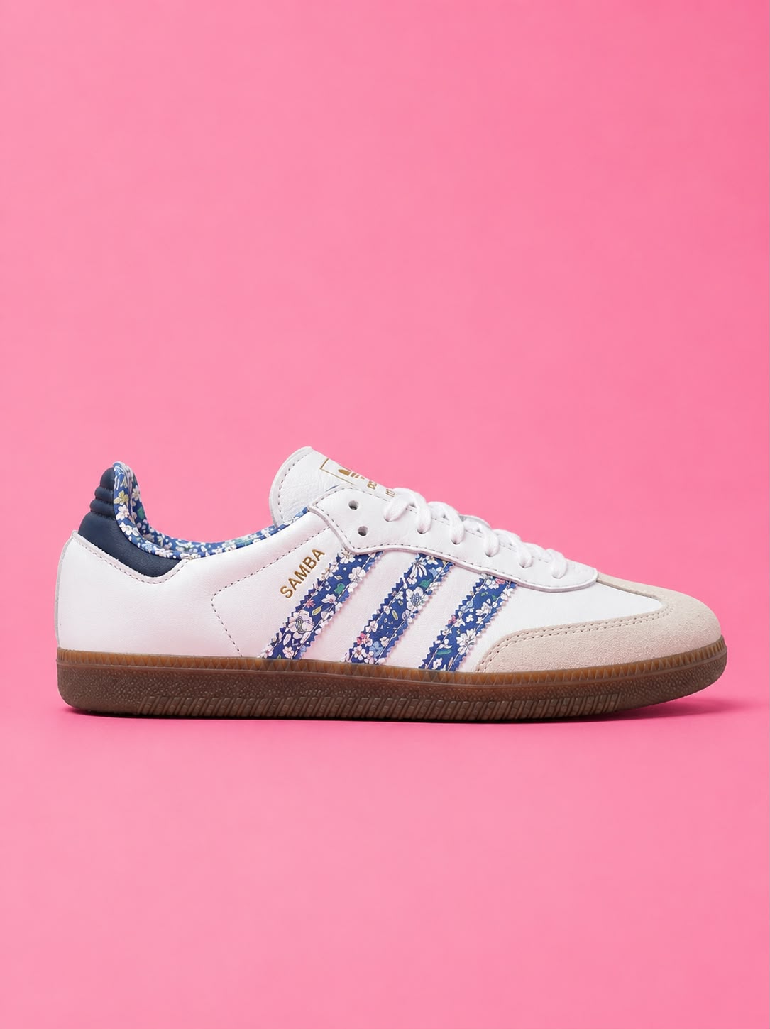 Adidas Samba- Blue floral (LIMITED EDITION)